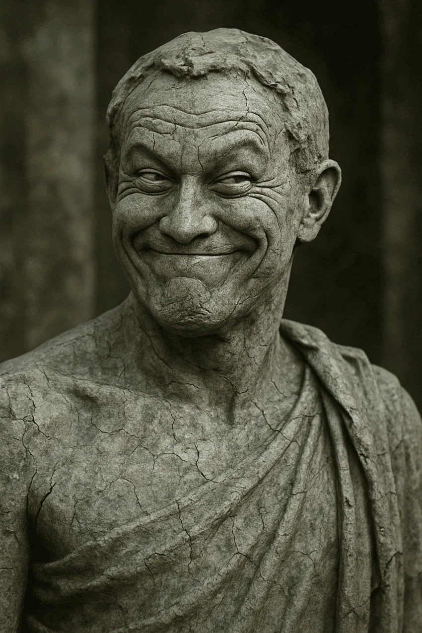 메두사를 보고 석화된 끔찍한 피해자들의 모습_3.webp