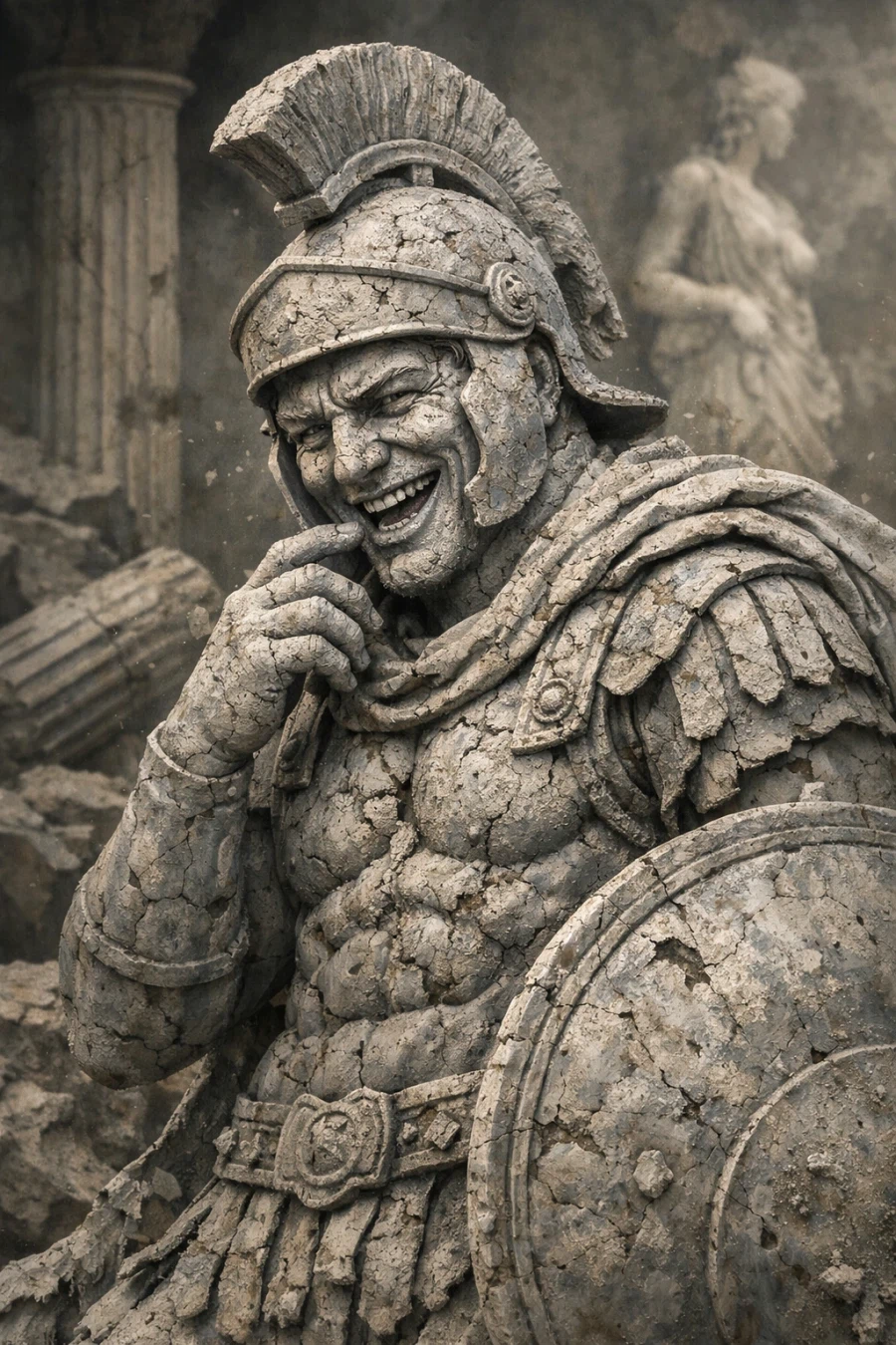 메두사를 보고 석화된 끔찍한 피해자들의 모습_5.webp