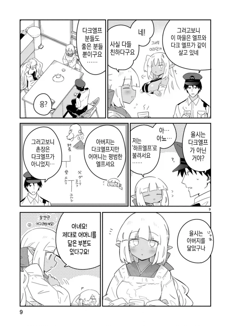 엘프와 다크엘프 사이 아이가 태어나면_1.webp