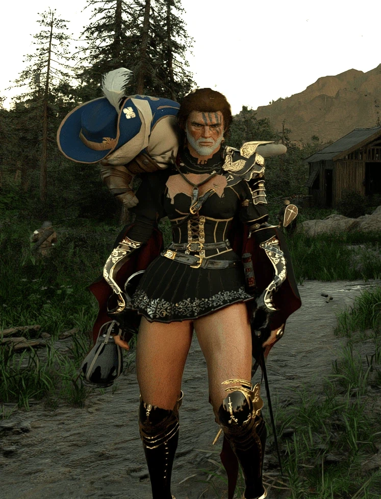 붉은사막 여캐모드에 방패숨기기 모드 쓰면 안되는 이유_1.webp