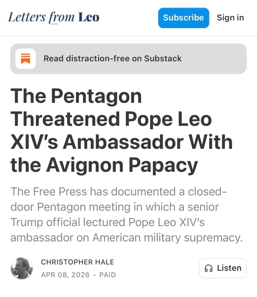 미국 : 로마를 침공하겠다! 제2의 아비뇽유수 언급._1.webp