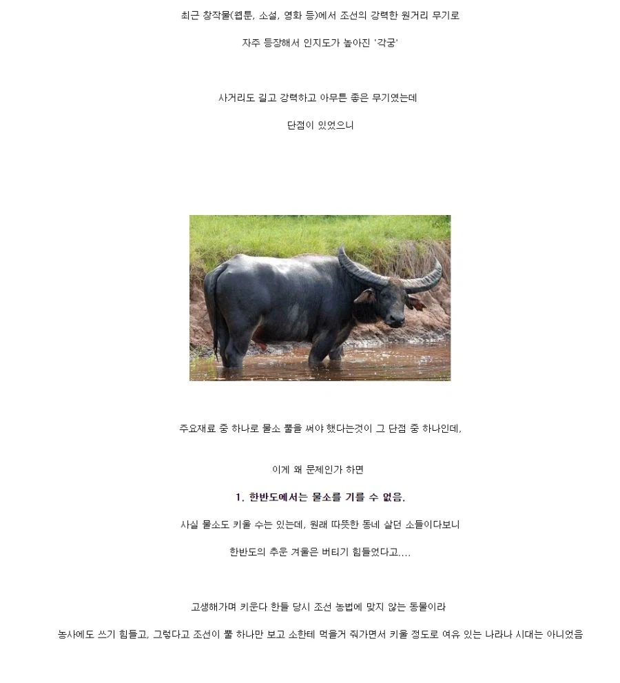 조선시대 전략무기였던 각궁의 치명적인 약점_2.webp