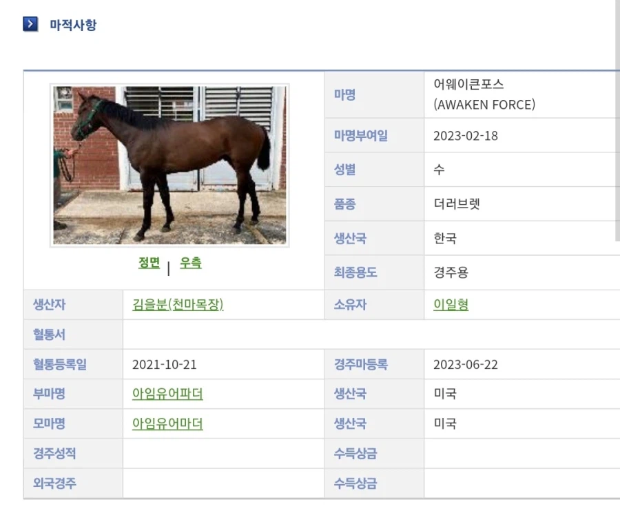 경마) 부모말 이름이 ㅋㅋㅋㅋ_1.webp