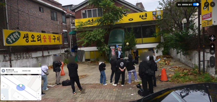 네이버 거리뷰에 박제된 김풍_1.webp