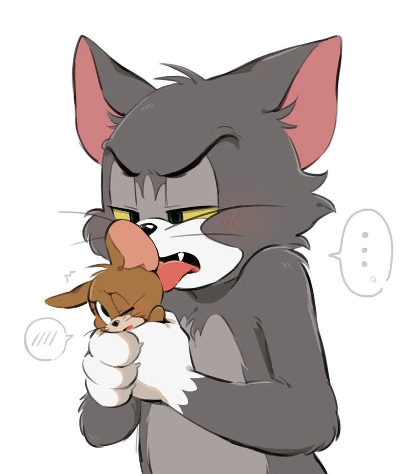 제리를 핥는 톰_1.webp