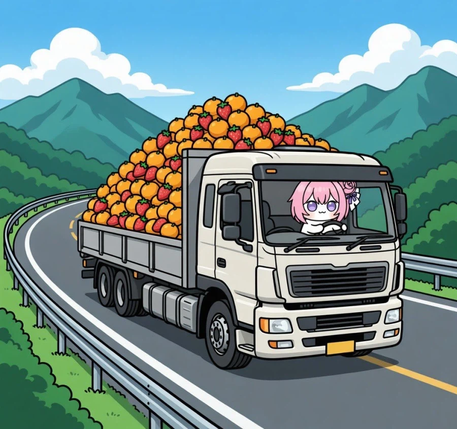 귤 운반하던 트럭의 최후_1.webp