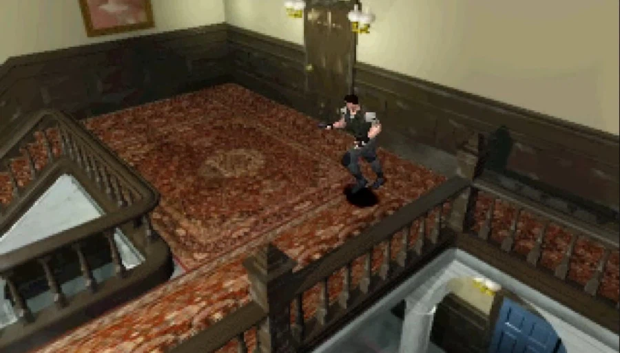 스팀판 출시 후 AI 딸깍 리마스터 모드를 적용한 구 바이오 하자드 1_6.webp