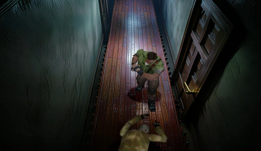 스팀판 출시 후 AI 딸깍 리마스터 모드를 적용한 구 바이오 하자드 1_9.webp