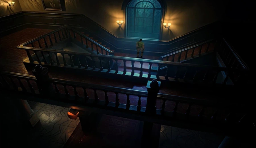 스팀판 출시 후 AI 딸깍 리마스터 모드를 적용한 구 바이오 하자드 1_11.webp