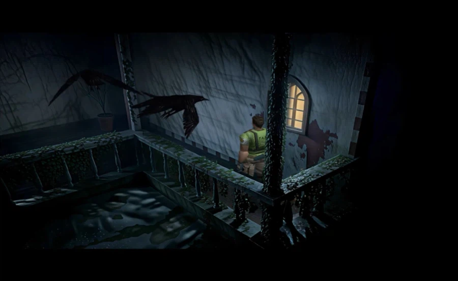 스팀판 출시 후 AI 딸깍 리마스터 모드를 적용한 구 바이오 하자드 1_13.webp