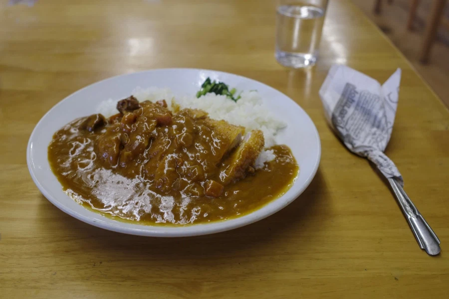 일본, 정상영업하는 휴게소의 돈가스 카레_4.webp