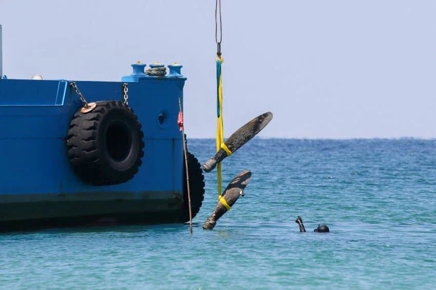 가고시마 앞바다에 빠진 시덴카이 인양됨_2.webp