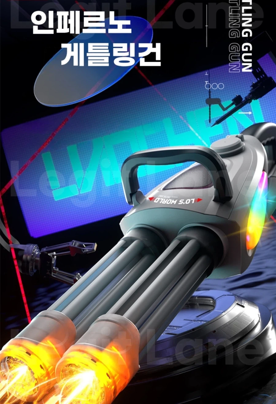 해외에서 수입된 LED 개틀링 건_2.webp