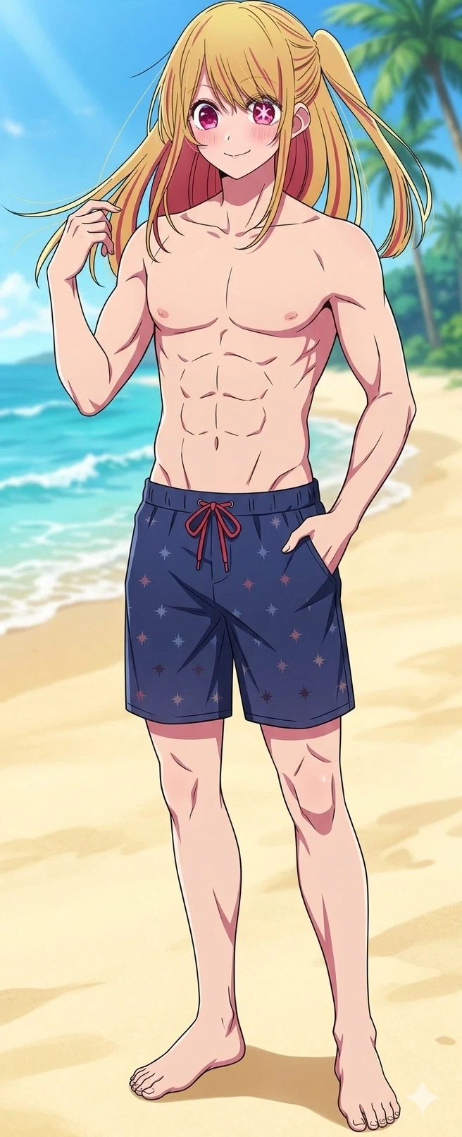 최애의 아이 수영복 일러스트.jpg_2.webp