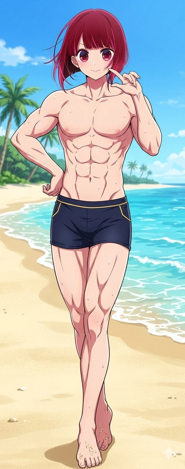 최애의 아이 수영복 일러스트.jpg_3.webp