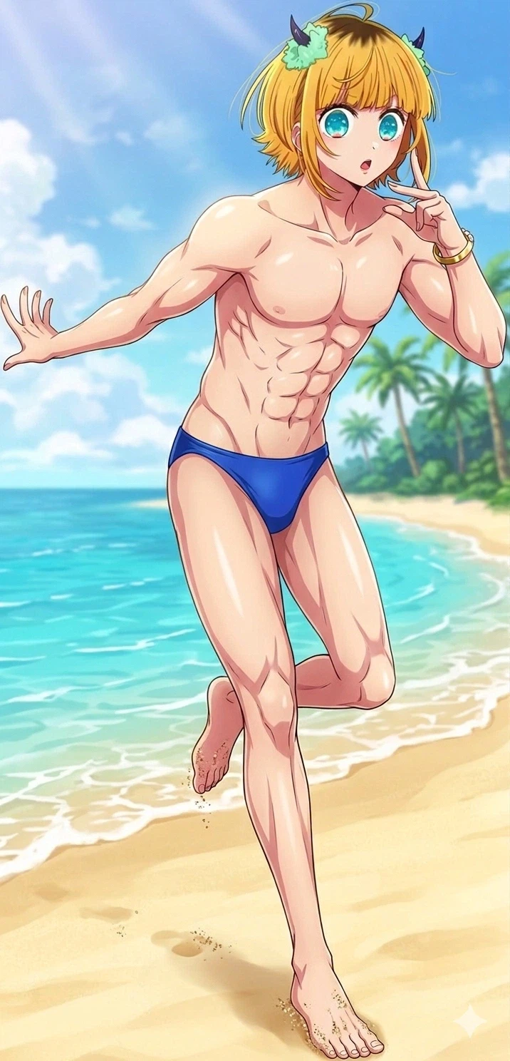 최애의 아이 수영복 일러스트.jpg_4.webp