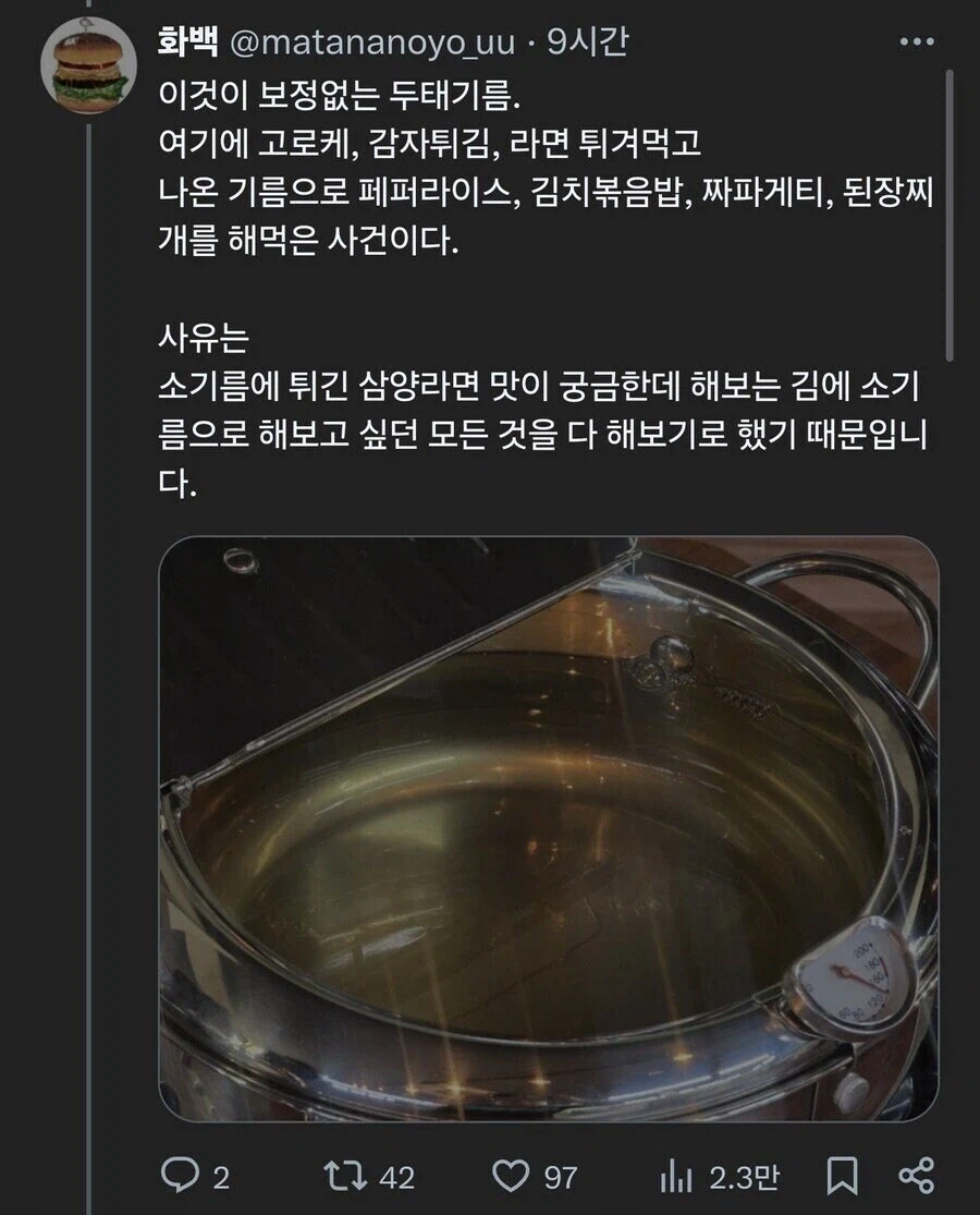 우지 파동으로 없어진 소기름으로 음식 해먹어본 후기들.jpg_2.webp