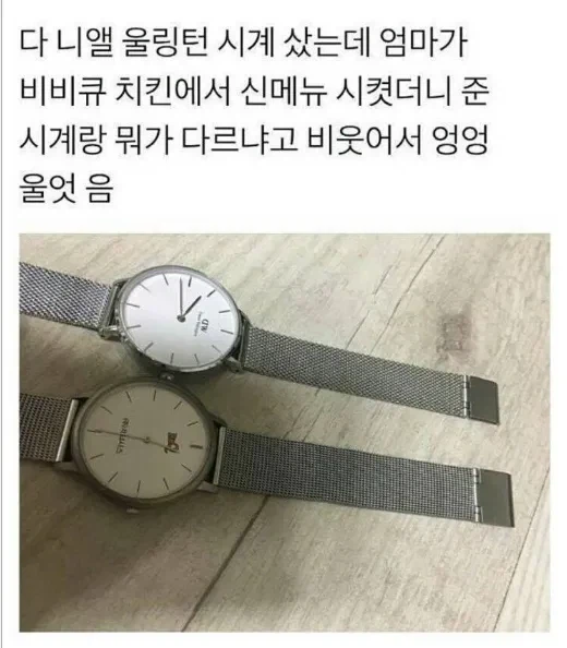 엄마에게 비싼 시계 자랑했다가 울어버린 여자.jpg_1.webp