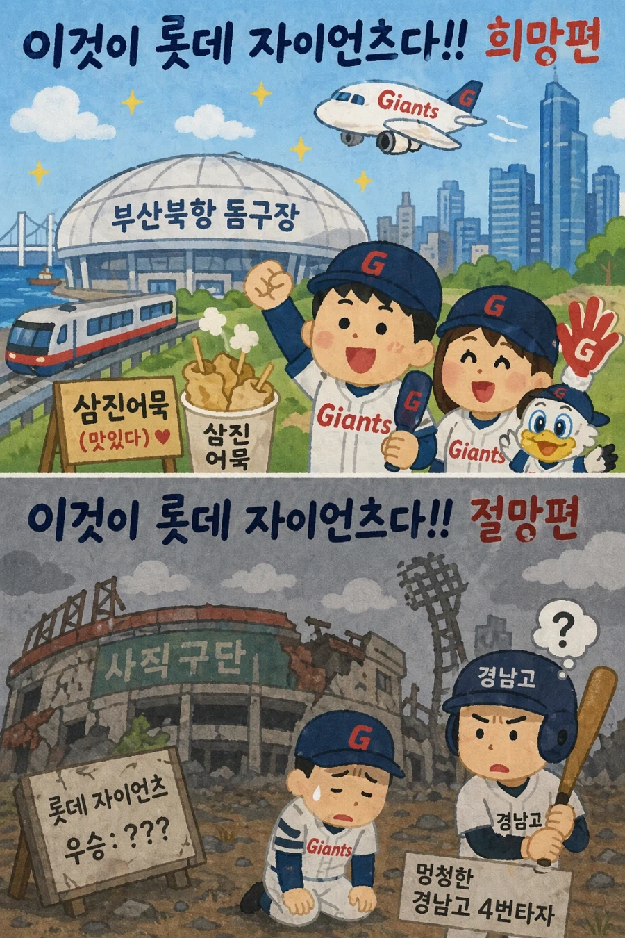 Chatgpt 로 롯데자이언츠 짤을 만들어달라 했다._1.webp