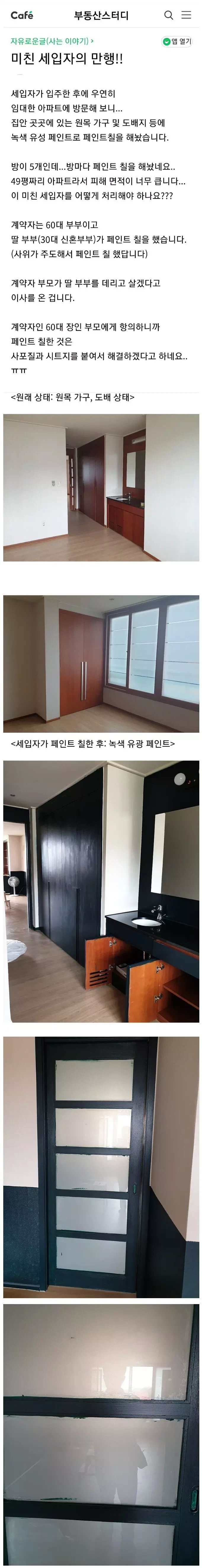 49평 아파트 내부에 페인트칠을 한 세입자ㅡㅡ;;_1.webp
