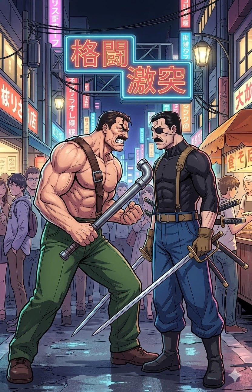 ai그림) 닮은 외모끼리 만난 해거와 브래드레이_1.webp