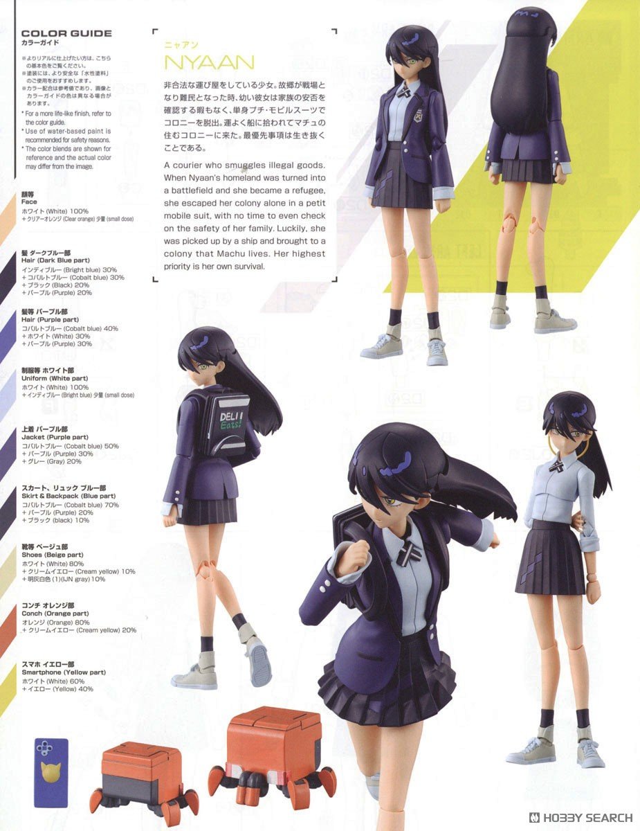 Figure-rise Standard ニャアン (プラモデル) 塗装1 モーダル
