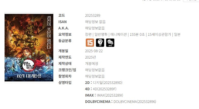 귀멸의 칼날) 무한성편 IMAX, 4D, 돌비시네마 코드 등록_1.jpg