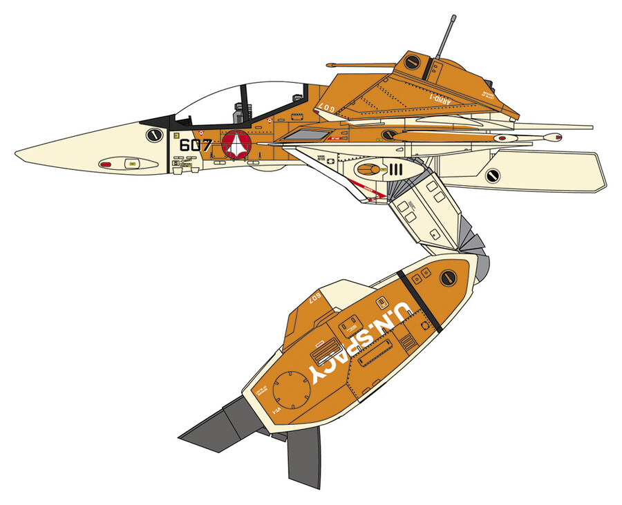 [하세가와] 마크로스 1/72 VT-1 가워크 파이터 오스트리치_2.jpg