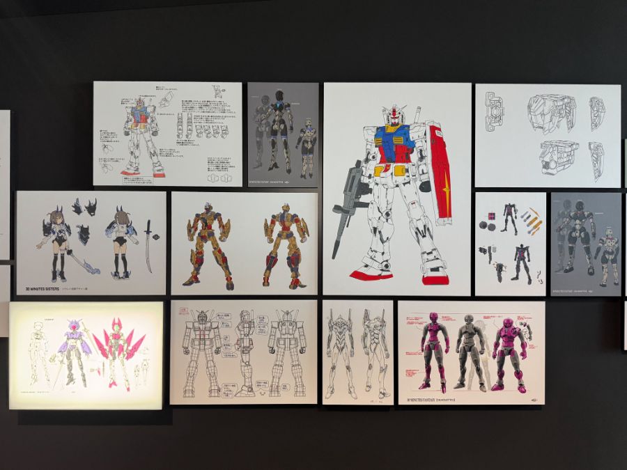 [반다이] BHCPDII MUSEUM 통로 벽면 설정화 외 내부 촬영 사진_14.jpg