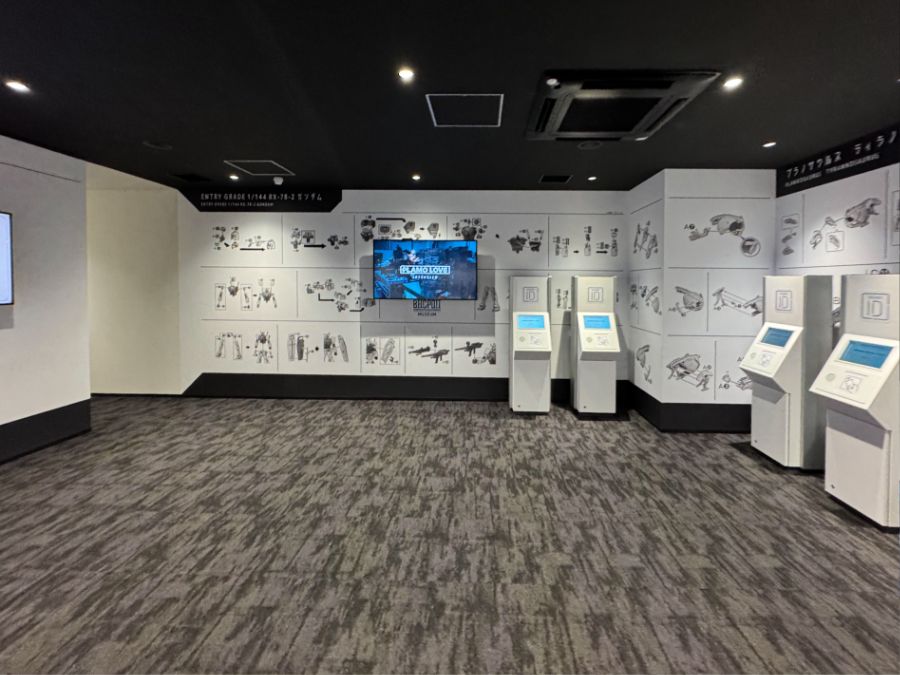 [반다이] BHCPDII MUSEUM 통로 벽면 설정화 외 내부 촬영 사진_29.jpg