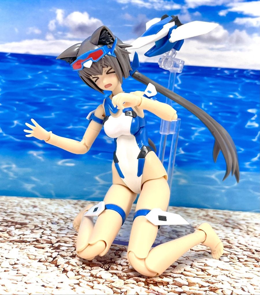 [코토부키야] FA 걸 스틸렛 스윔슈트 블루 임펄스 컬러 샘플 사진_3.jpg