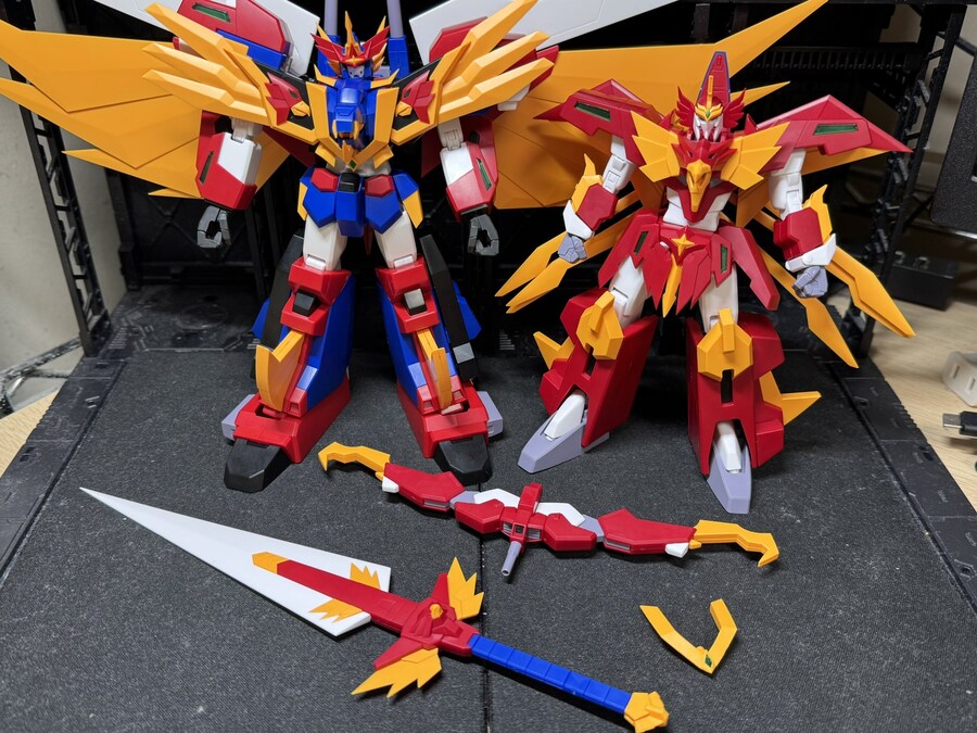 [코토부키야] 용자성전 반간 웨폰 세트 해외 리뷰_3.jpg