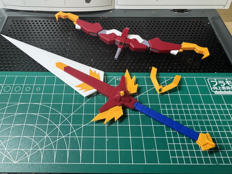 [코토부키야] 용자성전 반간 웨폰 세트 해외 리뷰_2.jpg