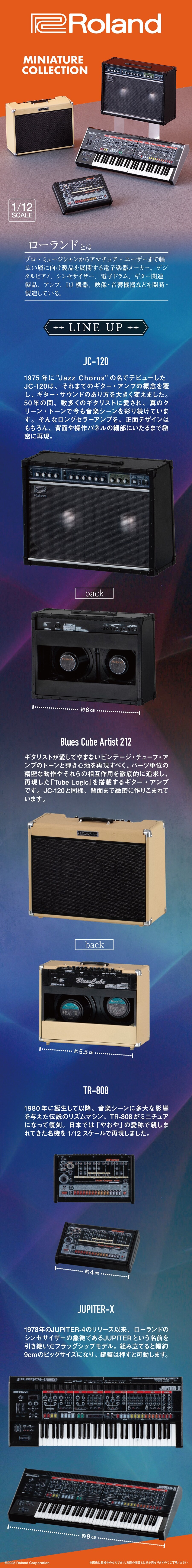 [반다이가샤폰] 1/12 Roland MINIATURE COLLECTION_1.jpg