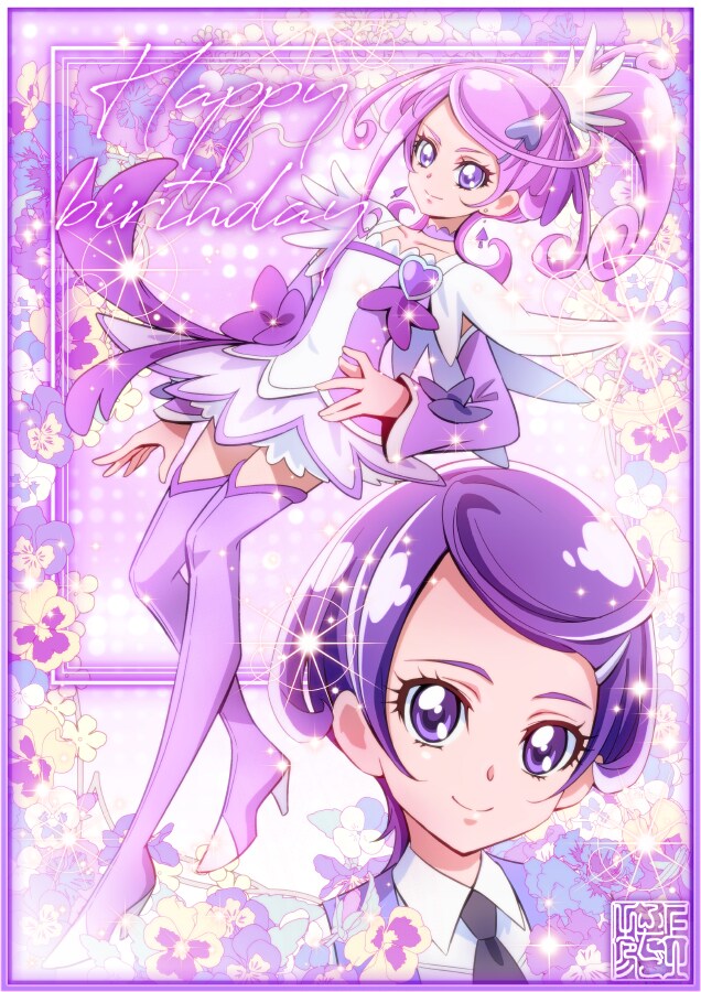 [두근두근! 프리큐어] 코믹스판 작가의 켄자키 마코토 생일 축하 일러스트_1.png