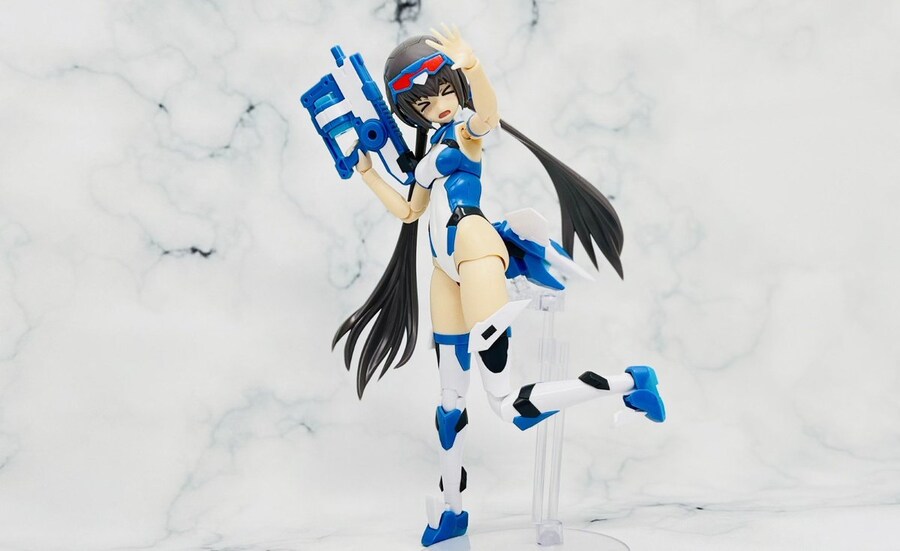 [코토부키야] 프레임암즈걸 스틸렛 수영복 블루 임펄스 조립 샘플 공개_2.jpg