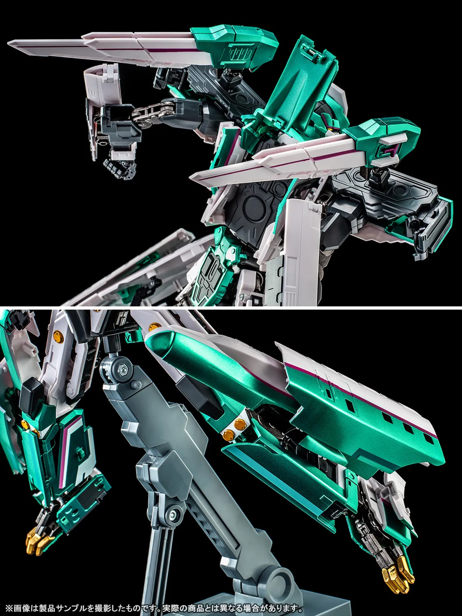 [반다이] 초합금혼 신칸센 변형로보 신카리온 E5 하야부사 제품 샘플 소개 전편_9.webp