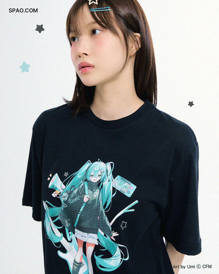 하츠네 미쿠xSPAO 콜라보 의류 실착_6.jpg