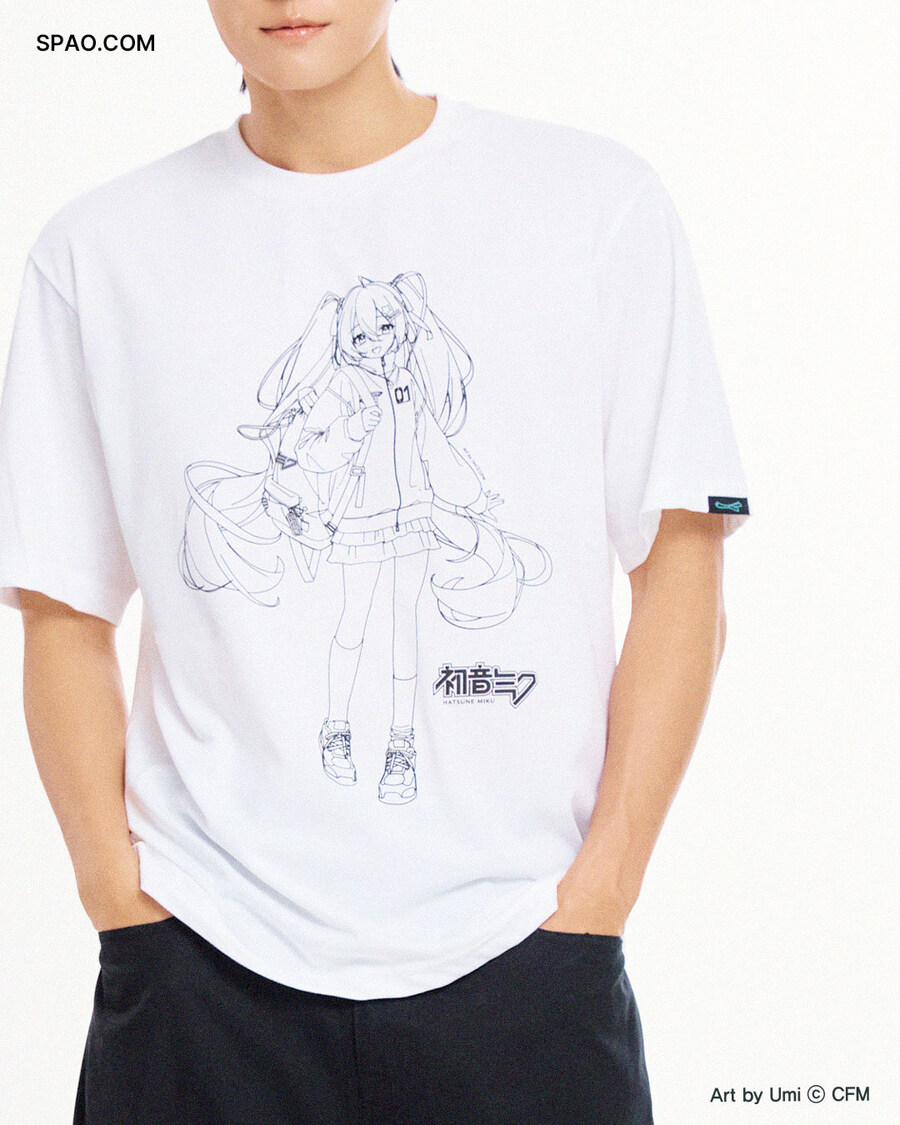하츠네 미쿠xSPAO 콜라보 의류 실착_7.jpg