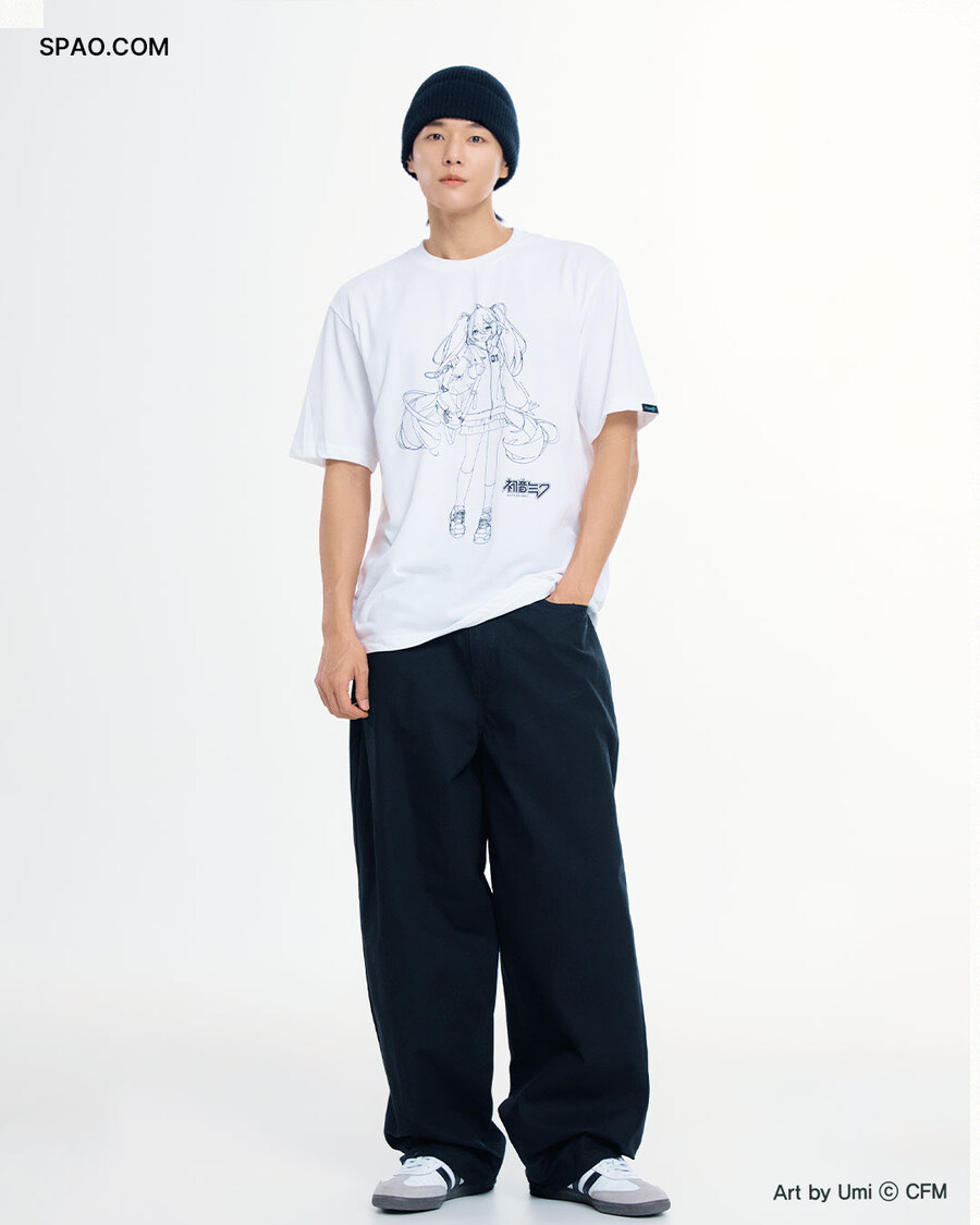 하츠네 미쿠xSPAO 콜라보 의류 실착_8.jpg