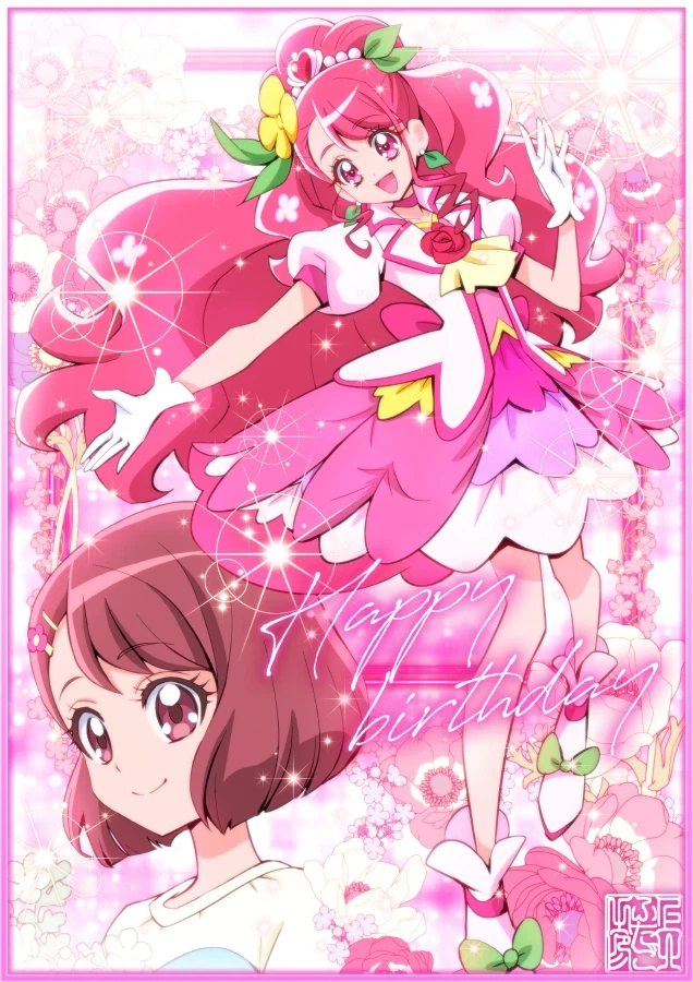 [힐링굿♡프리큐어] 코믹스판 작가의 하나데라 노도카 생일 축하 일러스트_1.webp