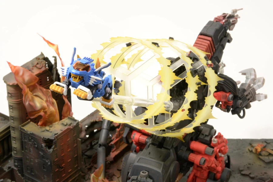 [타카라 토미] 메타몰버스 미니 블레이드 라이거 동원 작례_1.webp