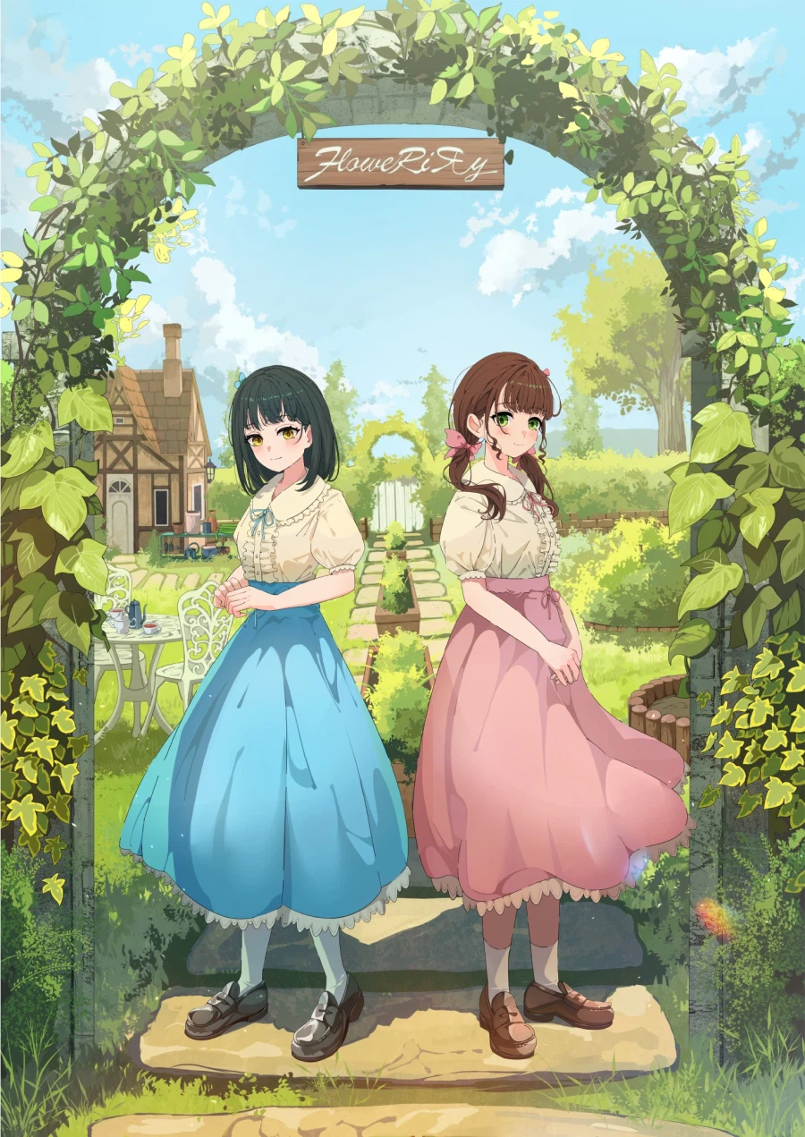 걸즈 듀오 유닛 「FloweRiЯy」 데뷔&1st 디지털 싱글 『スターチス』 발매_2.webp