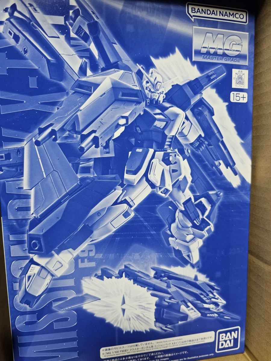 [반다이] 웹한정 MG F90III Y 클러스터 건담용 미션팩 X타입 조립 이미지_1.webp