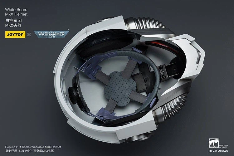 [Joytoy] 1/1 화이트 스카 헬멧 & 디스플레이 스탠드_7.webp