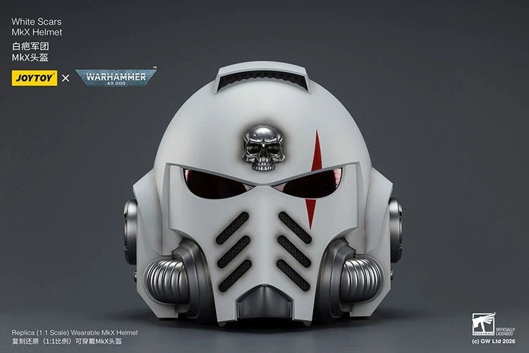 [Joytoy] 1/1 화이트 스카 헬멧 & 디스플레이 스탠드_6.webp