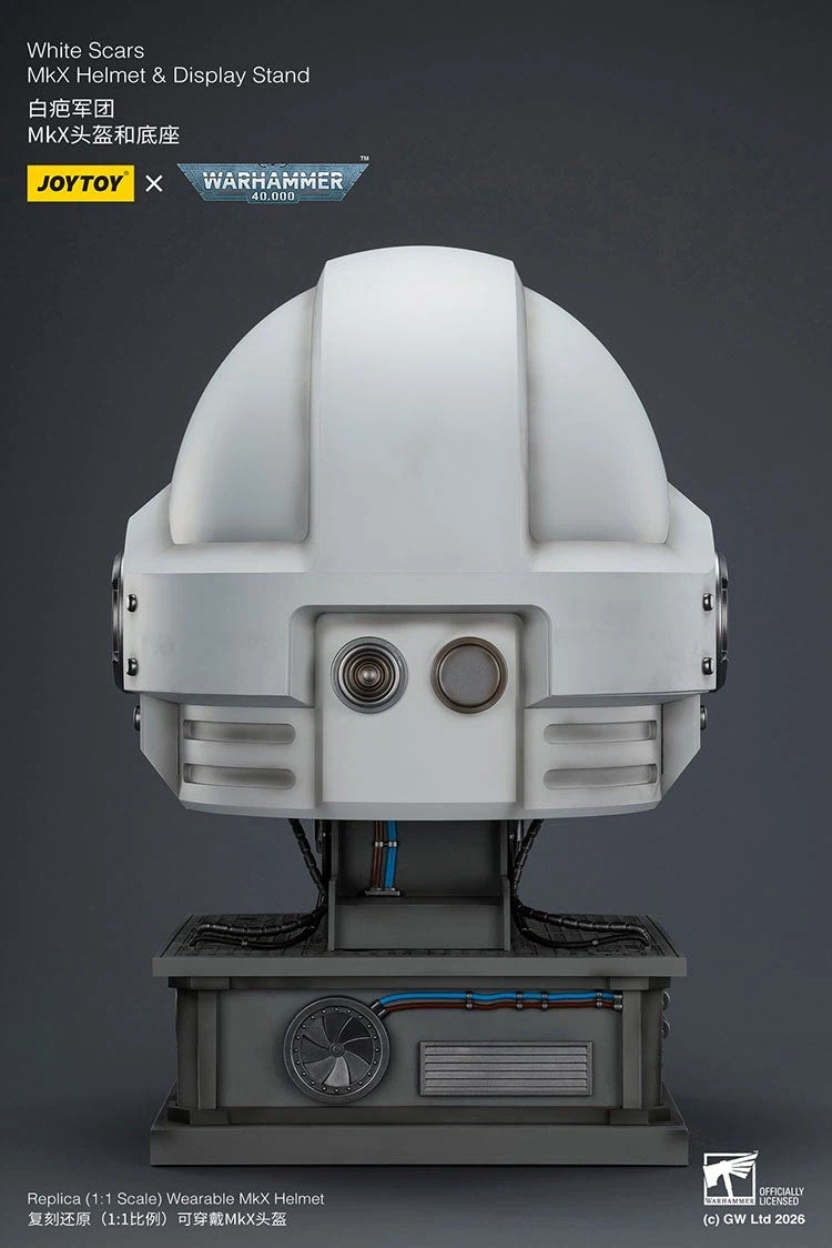 [Joytoy] 1/1 화이트 스카 헬멧 & 디스플레이 스탠드_4.webp