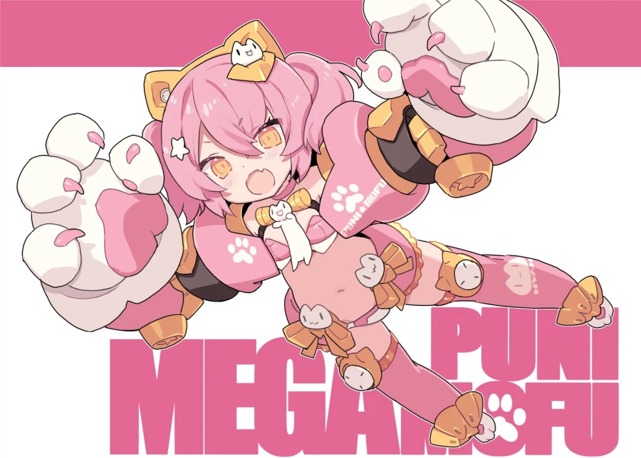 [코토부키야] PUNI☆MOFU 마오 BLADE 님 거완 일러스트_1.webp