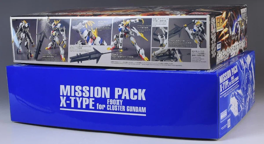 MG F90 ⅢY 클러스터 건담용 미션 팩 X 타입 박스 / 런너 / 조립 설명서_2.webp