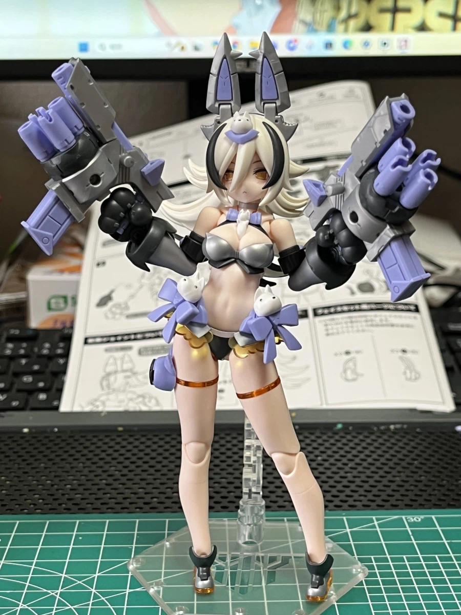 [코토부키야] PUNI☆MOFU 긴란 가조립 + 인형 아이 조합 사진_1.webp